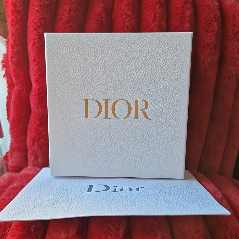 Dior White Box with Shopping Bag.